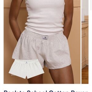 Parke Light Gray Casual Shorts